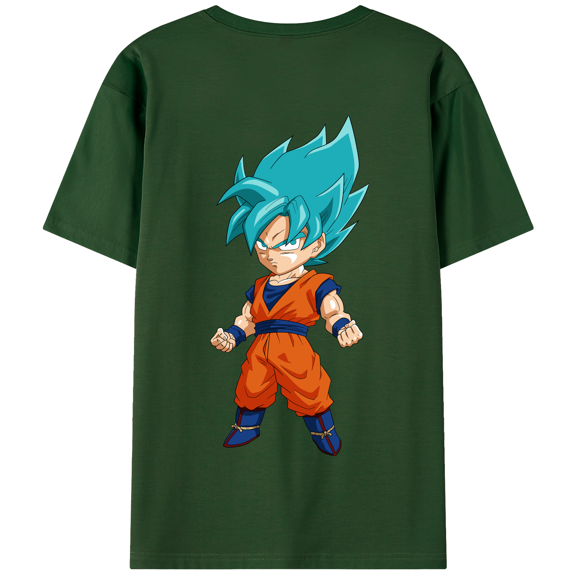 （画像用） ドラゴンボール 孫 悟飯（そんごはん）DRAGON BALL Son Gohan 綿100％半袖Tシャツ（背面プリント）